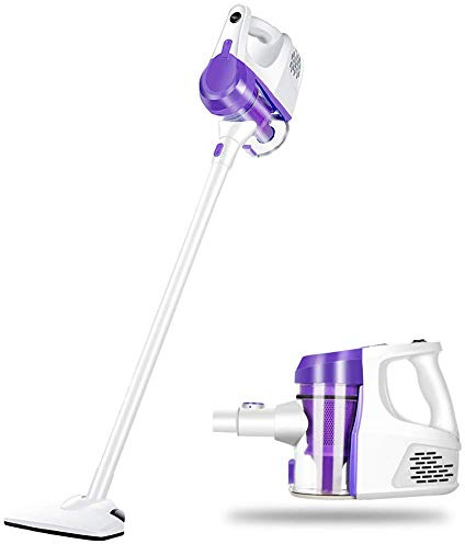 Samnuerly Aspirateur à Main, aspirateur Domestique Filaire à Faible Bruit, suceur Plat/Brosse 2 en 1 - Convertir de Droit à Main en Quelques Secondes, pour F