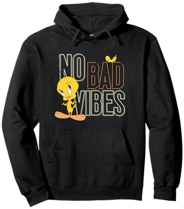 Looney Tunes No Bad Vibes Tweety Sudadera con Capucha