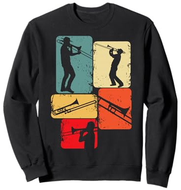 Posaune Posaunist Herren Kind Sweatshirt