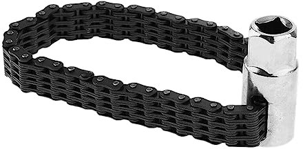 Nizirioo Chiave Professionale per Filtro Olio: Universale a Catena per Impieghi Gravosi, per Riparazione Auto