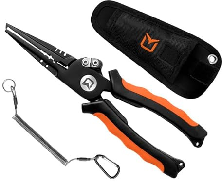 Delphin Pliers PROFISET, accessory pliers, 18cm, black-orange, 101000764