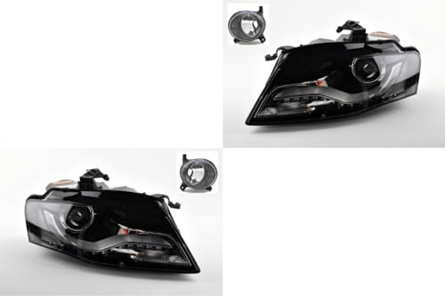 Johns, Scheinwerfer Satz passend für Audi A4 8K 11/2007-06/2010 Xenon D3S L& R + Nebel