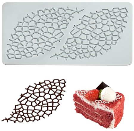 YapitHome Silikonfondantformar, silikon kakform, choklad spets kakform, sockerpasta, fondan, smör, tvål