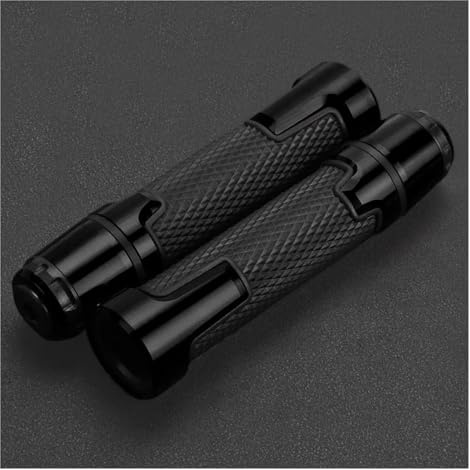 JBJXFAMAY Motorrad Lenkergriffe Für Vulcan S650cc S650 S 650 2015-2020 2021 2022 2023 Motorradlenker(Schwarz)