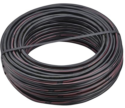 DEBFLEX - Câble Electrique U1000R2 V 3G1,5 mm² - Couronne de Câble Tripolaire Rigide - Pour Tous Types d'Installations Electriques - 50 Mètres - Noir