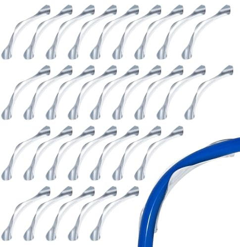 Otoolling 100 Pcs Metal Pex Tubing Bend Supports 90 Degree Bend Support Pex Fittings Clamps Pipe Holder for Home Commercial Industrial Plumbing Heating Systems(3/8 - 1/2)