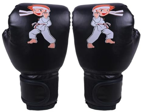 Guantes de boxeo juveniles - Entrenamiento al perforar guantes, medios de boxeo para niños, guantes de práctica de artes marciales, equipo de entrenamiento, equipo de combate | Ejercicio de combate