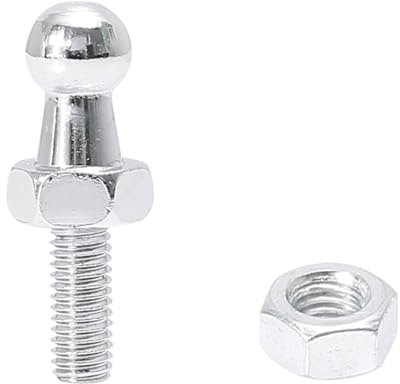runhuabaihuo Perni a sfera con puntone a gas for auto da 10 mm M8x15mm M8x20mm M8x25mm M6x15mm tono argento(4 Set M6x15mm)