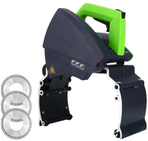ZPBLWT Cortatubos Eléctrico Automático Industrial, 3 Hojas de Sierra, Potencia 1000W/1750W, Motor de Alta Velocidad 2900/3200rpm para Tuberías de Acero, Cobre y PVC, 220V