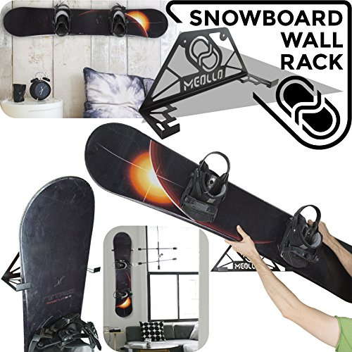 MEOLLO Snowboard wandhalterung (100% Stahl)