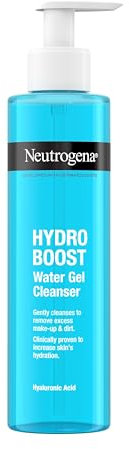 Neutrogena Hydro Boost Water Gel Facial Cleanser, with Hyaluronic Acid for Dry or Dehydrated Skin 200ml