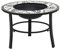 vidaXL Braciere con Mosaico Decorativo Robusto a 3 Gambe Stufa per Esterni Tavolo con Barbecue Verde 68 cm in Ceramica Telaio in Acciaio