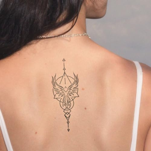 MyJagua Tattoo • PhoeniXagon | 1-2 Wochen Tattoo | Auf Pflanzenbasis | Hautverträglich | Wasserfest | Neue Tattoo Technologie | Kein Klebe Tattoo