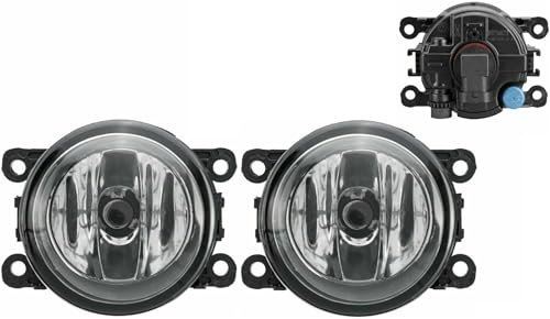 Générique Lot de 2 Feux Avant Antibrouillard Phares Antibrouillard Gauche et Droite Ampoules H11 Incluses Universelles