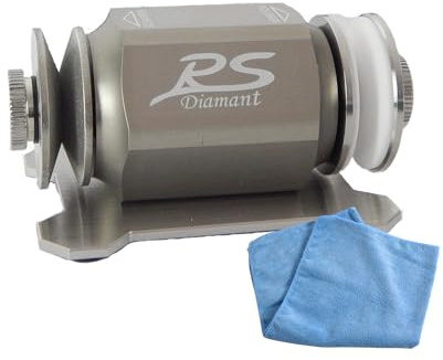 Duke-Handel Rollenschärfer Messerschärfer X-Schliff - Plus Titan | Die Plus Titan-Edition inklusive Mikrofasertuch, Diamantschliff & X-Schliff für den perfekten balligen Präzisionsschliff