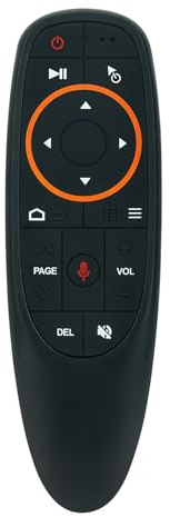 AULCMEET Replacement Air Mouse 2.4GHz Voice Telecomando Fit For Air Mouse G10s TV Boxes -With USB