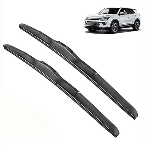 Nsnqb Auto Vorne Scheibenwischer für SsangYong Korando C300 2019 2020 2021 2022, 28+14, Vornescheibenwischer Wischerblatt und Wischerarm Vorne, Scheibenwischer Wischblattersatz Set