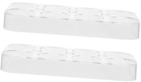 OSALADI 6pcs Refrigerator Egg Tray Egg Storage Organizer for Fridge Lid for Household Kitchen