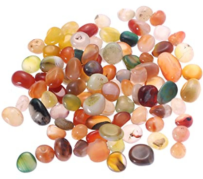 Yardwe 500g Fish Tank Decorations Natural Stones for Landscaping Home Decoration