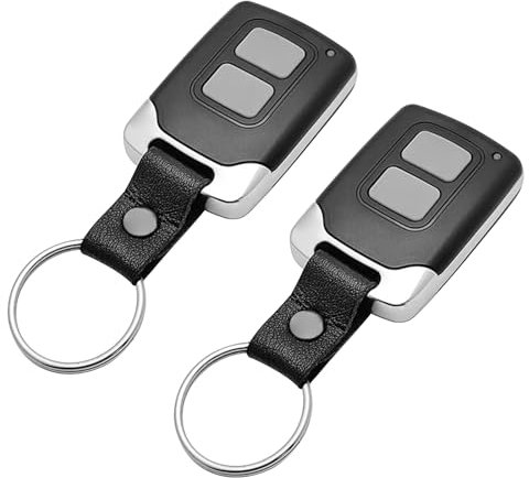 2 Stück Garagentoröffner, Garagentoröffner Fernbedienung, Handsender, Funkfernbedienung Garagentor, 433 Mhz Fernbedienung, Handsender Garagentor Universal