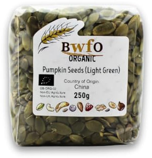 Organic Pumpkin Seeds (Light Green) 250g (BWFO)