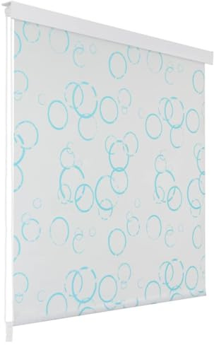 Genérico Persiana Enrollable de Ducha Burbujas 80x240 cm,Cortinas de ducha-142865