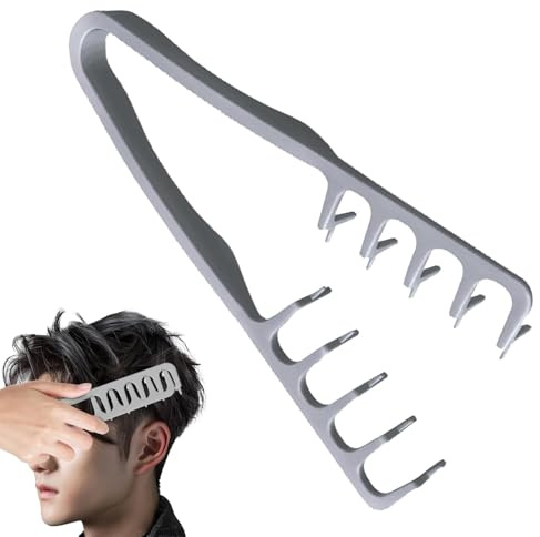 Texture Comb, Volumizing Wide-Tooth Hair Styling Comb, Roots Volume Tool, Foundation Capacity Apparatus Maximum Lift, Smooth Styling for Volume and Grooming Accessory Seam Covering Bangs Hairdressing