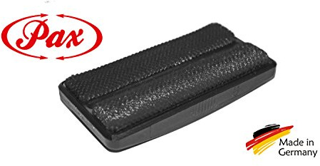 Pax Mini Pocket Bürste Tierhaarentferner – Praktische, selbstreinigende Reinigungsbürste für unterwegs, kompakt und handlich, ideal für die Handtasche, Handschuhfach und Reisegepäck (schwarz)
