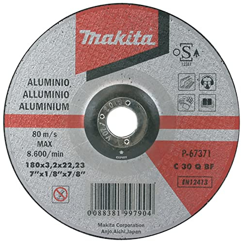 Makita p-67365 Trennscheibe 115 x 3,2 x 22 Aluminium, mehrfarbig