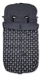 Pirulos Espirales Velour - Saco carro, color negro