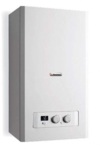 Chaudière murale à condensation à gaz Hermann Micraplus Condens 25, puissance thermique 25 kW, mixte pour chauffage, ACS, classe énergétique A+, 70 x 39 x 28 cm (référence : 0010015680)