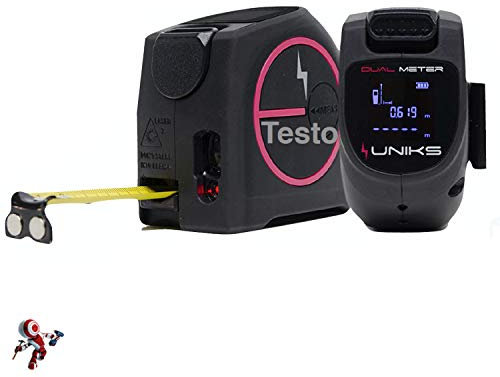 Misuratore laser professionale 40 mt 2 in 1 con display retroilluminato flessometro 5 metri misuratore laser mini metro laser professionale