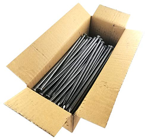10x Nägel Stahlnägel Drahtstifte Blank 7 x 200mm
