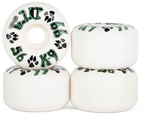 Dogtown Skateboard Wheels DTS K-9-56mm - 99A White - Skateboard & Cruiser Rollen