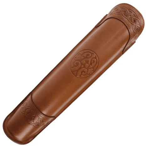 elToro Prime Crann - Rückenköcher aus hochwertigen Glattleder, handgefertigte Qualität für Pfeil und Bogen (Faded)