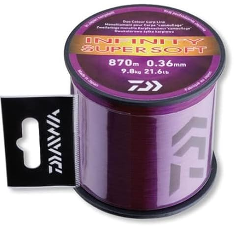 Daiwa Infinity Super Soft 0,31mm 7,0Kg 3000m MP monofile Schnur Karpfenschnur