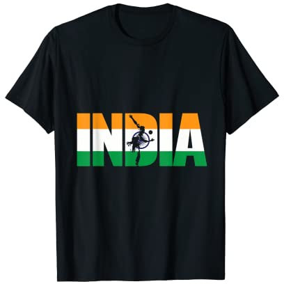 Indien Cricket-T-Shirt: Indien 2019 National-Fans Trikot T-Shirt