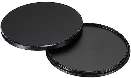 PATIKIL 67mm Lens Cap, Black Aluminum Alloy, Universal Front Metal Lens Filter Stacks Cap, Polarizer & Neutral Density Filter Protection