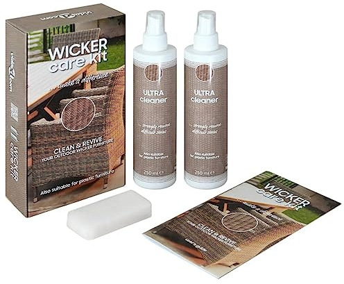 Bussandri Exclusive - Gartenmöbel-Reiniger für Rattan und Textilene 2x250 ml