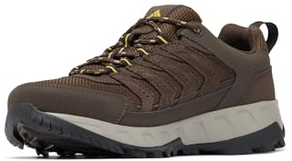 Columbia Mens Strata Trail Low, Cordovan/Golden Yellow, 11