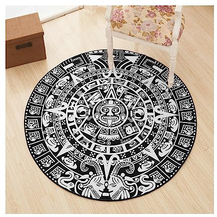 EMAFORO Carpet Round Soundproofing Rug, Non Slip Comfy Floor Mats, Carpet for Bedrooms Living Room Boys Room Girls Room Play Room Modern Home Decor Area Rug