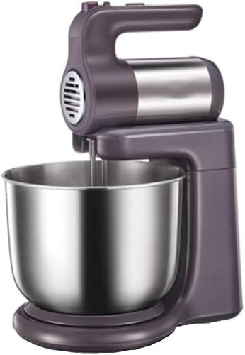 Impastatrice con planetaria con Ciotola in Acciaio Inossidabile Impastatrice elettrica da Cucina con Testa inclinabile a 10 velocità con Doppi Ganci per impastare Frusta