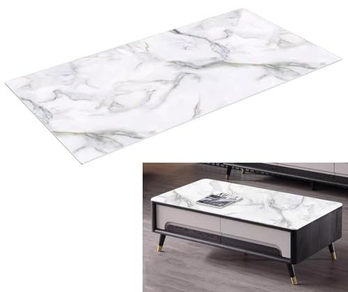 Tischplatte Gehärtetes Glas Tisch Glasplatte Platte Glastisch, Rechteckiger Glastischplatte In Marmoroptik, Glasplatte und Tischplatte In Rechteckiger Gestalt, Einfach Zu Säubern(Color:C,Size:70x50cm)