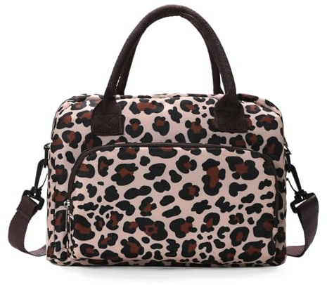 AOTM Borsa Termica Porta Pranzo Donna Uomo, Borsa Frigo con Capacità 12L, Spalline Regolabili, Facile da Pulire, Design Multi-Tasca, Portatile per Ufficio Scuola Viaggio Picnic