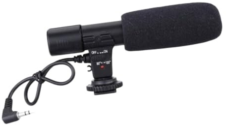 SOIMISS Mikrofon Für Pc Und Camcorder Interviewmikrofon Für Kamera Videomikrofon Für Audioaufnahmen Filmemachen Und Live-Streaming
