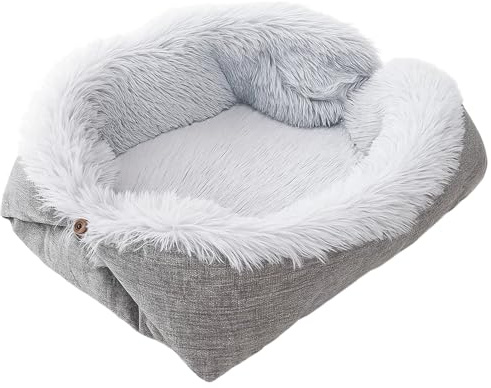 SrgPui Cat Sleeping Bag, Cat Igloo, Cozy Igloo, Kitten Bedcat Bed For Indoor Cats, Pet Sleeping Bag, Warm Kitten Beds With Soft Padding, Reversible Cats Basket Bed (Two Ways Of Use)