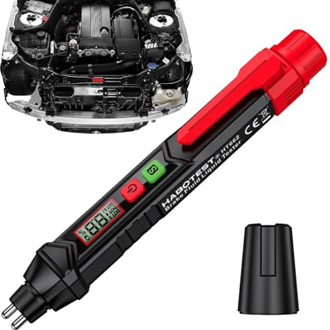 Testeur d'humidité de liquide de frein - Analyseur de liquide de refroidissement, vérificateur de diagnostic de liquide de frein, pour automobile, camion, maison, garage, course de course, atelier en