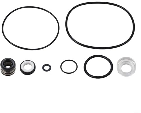 Kit de repuesto de sello de bomba de piscina para Hayward SP1580 Series - Juego de juntas tóricas con sello de eje - Piezas esenciales del kit de abrazadera de filtro para montaje a prueba de fugas