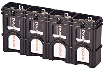 Storacell PowerPax Rangement pour pile 9 V Caddy, Noir