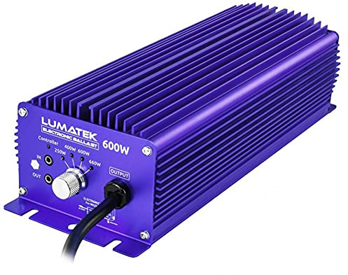 LUMATEK Accenditore Alimentatore Ballast Starter ELETTRONICO MH - HPS 600 Watt dimmerabile ----- 400w - 400w + superlumen - 600w + SUPER LUMEN